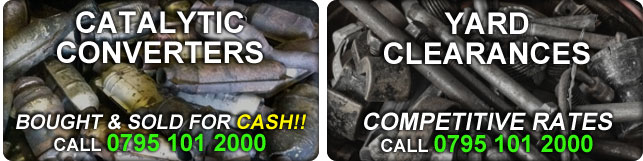 Catalytic Converters & Yard Clearances